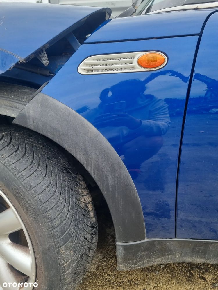 MINI COOPER ONE I 01-04 2001 r. 3D 862/5 INDI BLUE błotnik lewy przód LP * - 2
