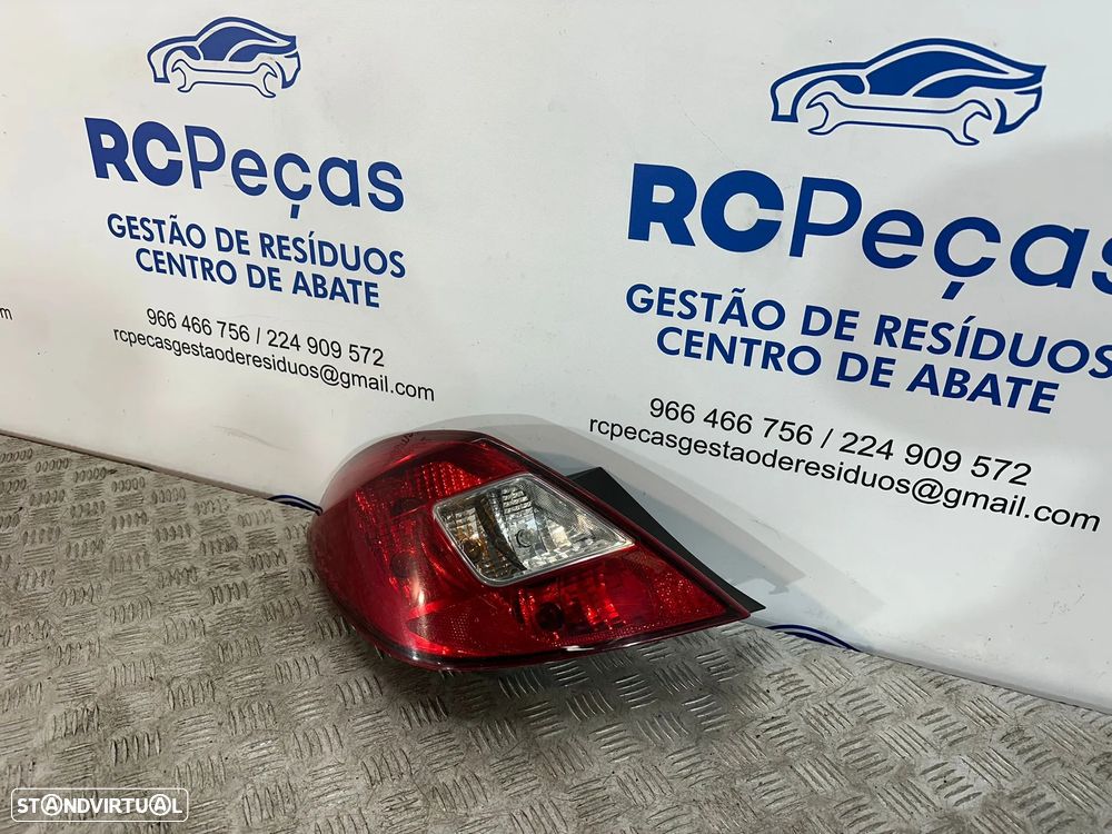 .Conjunto Farolins Tras Traseiros Esquerdo Direito Originais Opel Corsa D 13188047 13188046 2006 - 2010 - 6
