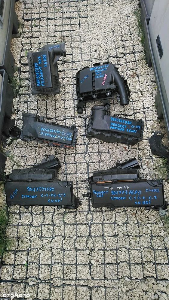 CITROEN PEUGEOT OBUDOWA FILTRA POWIETRZA - 6