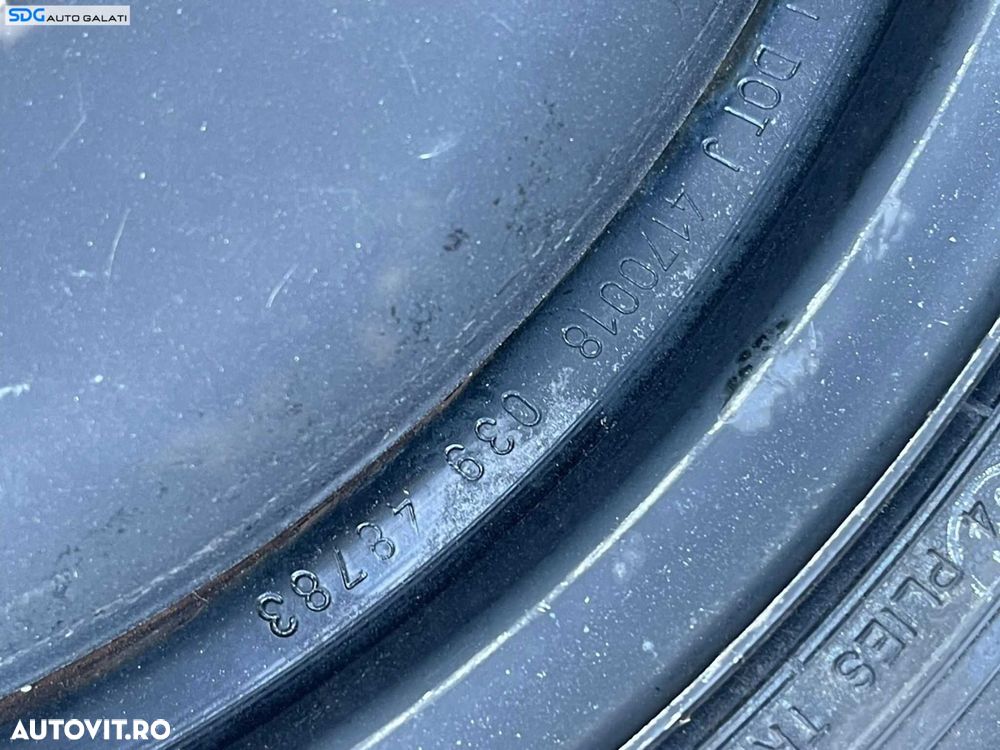 Roata Janta Rezerva Tabla Slim 5x112 T125 70 18 R18 Volkswagen Golf 6 2008 - 2014 Cod 1K0601027B [M8015] - 3