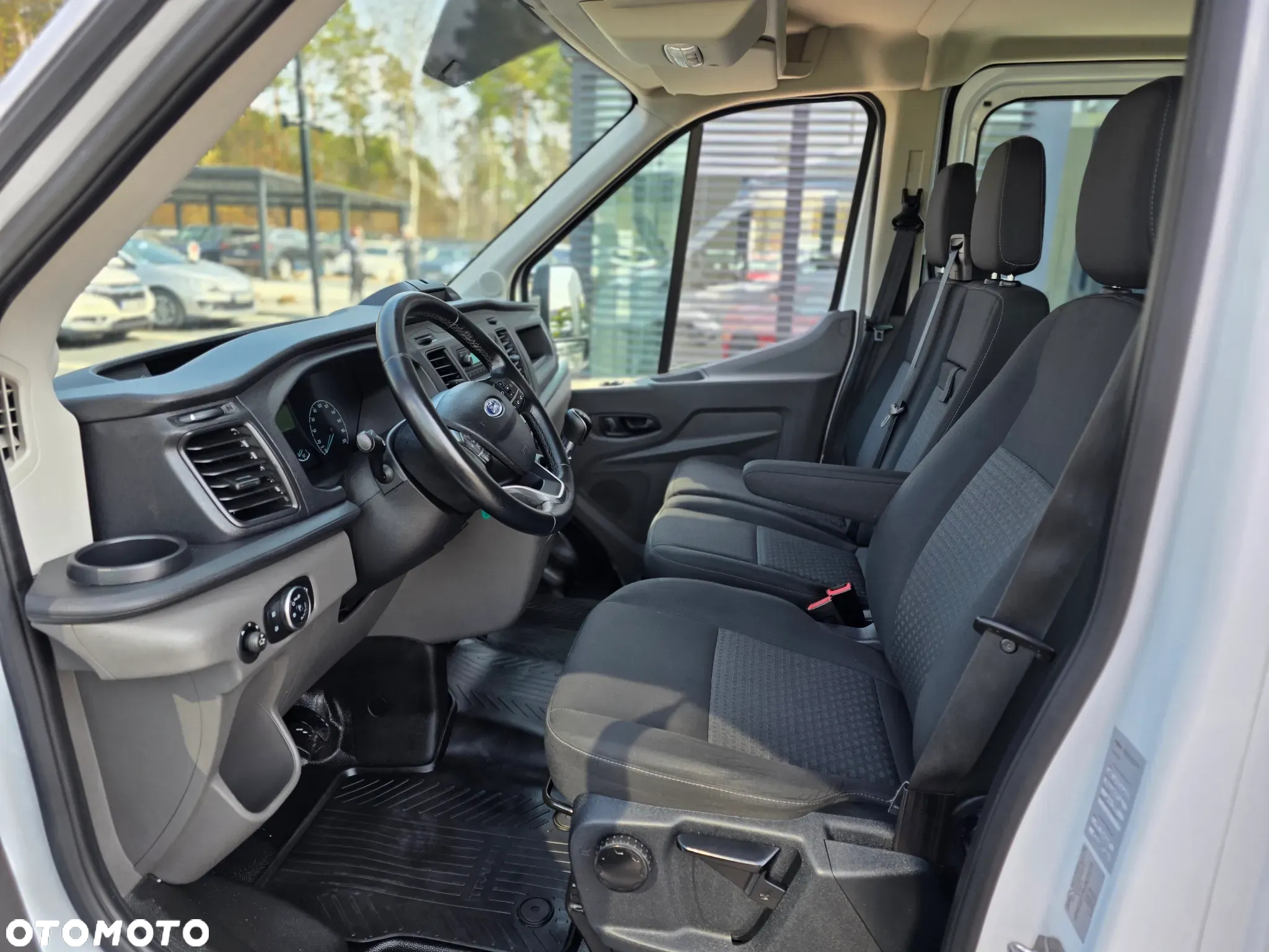 Ford Transit DOKA Dubel Kabina 350 2.0 EcoBlue 7 Osobowy BEZWYPADKOWY  z Polskiego Salonu SERWISOWANY Bardzo ładny Egzemplarz , Pełna Faktura Vat 23% - 21
