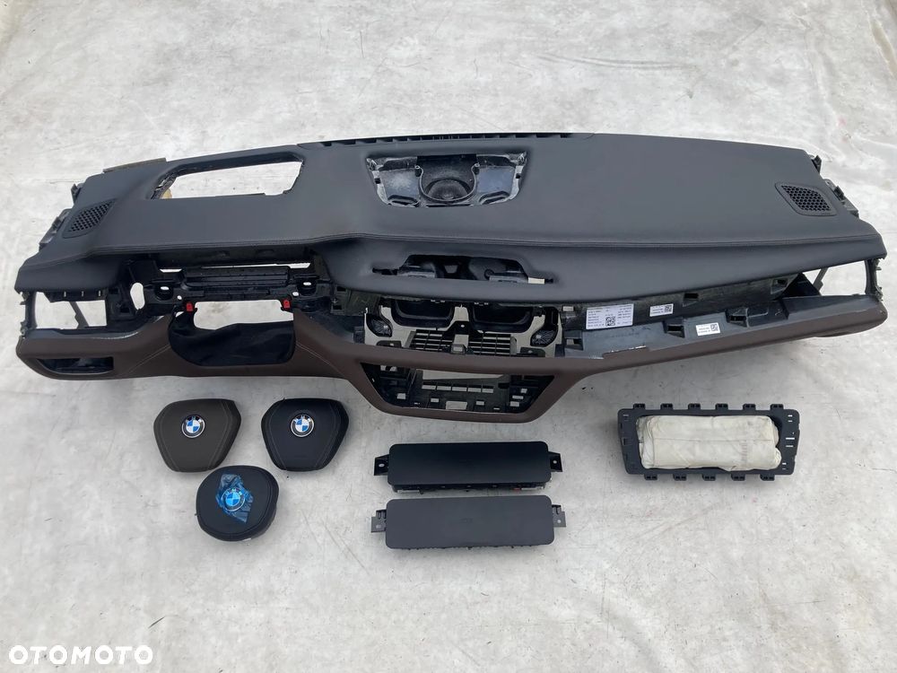 BMW 7 G11 G12 DESKA KONSOLA KOKPIT PULPIT PÓŁKA PARAPET PODUSZKI POWIETRZNE KIEROWCY PASAŻERA KOLAN AIRBAG PODUSZKA POWIETRZNA KOLANOWA KURTYNY AIR BAG FOTELA W FOTEL PASY PAS naprawa !!! - 4