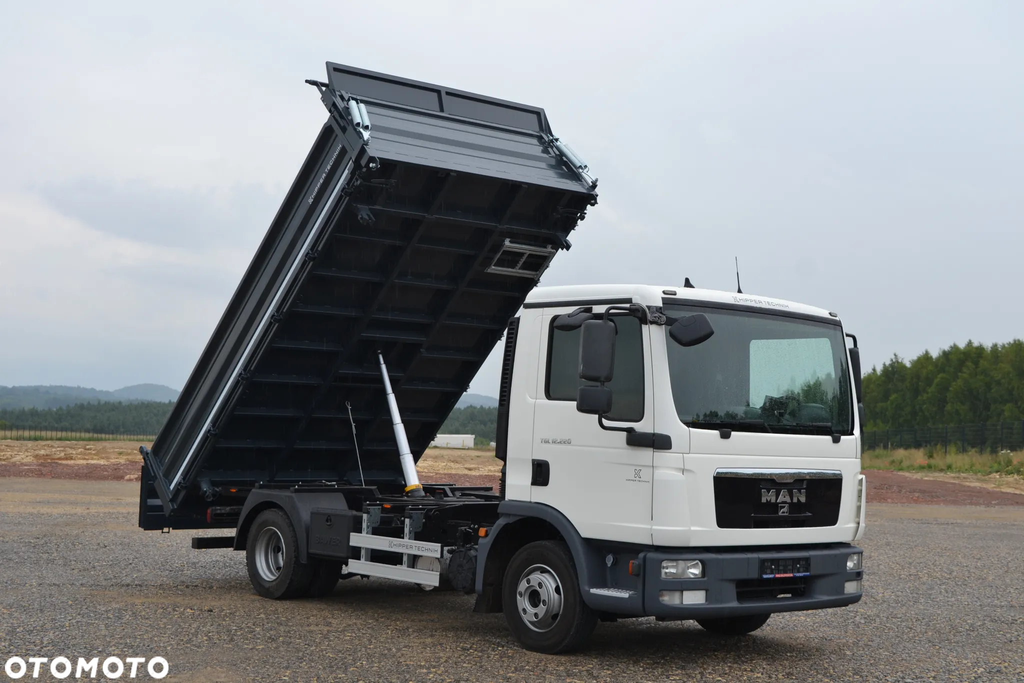 MAN TGL 12.220 Nowy 3-stronny WYWROT Kiper Wywrotka Blokada mostu Klimatyzacja MANUAL - 4