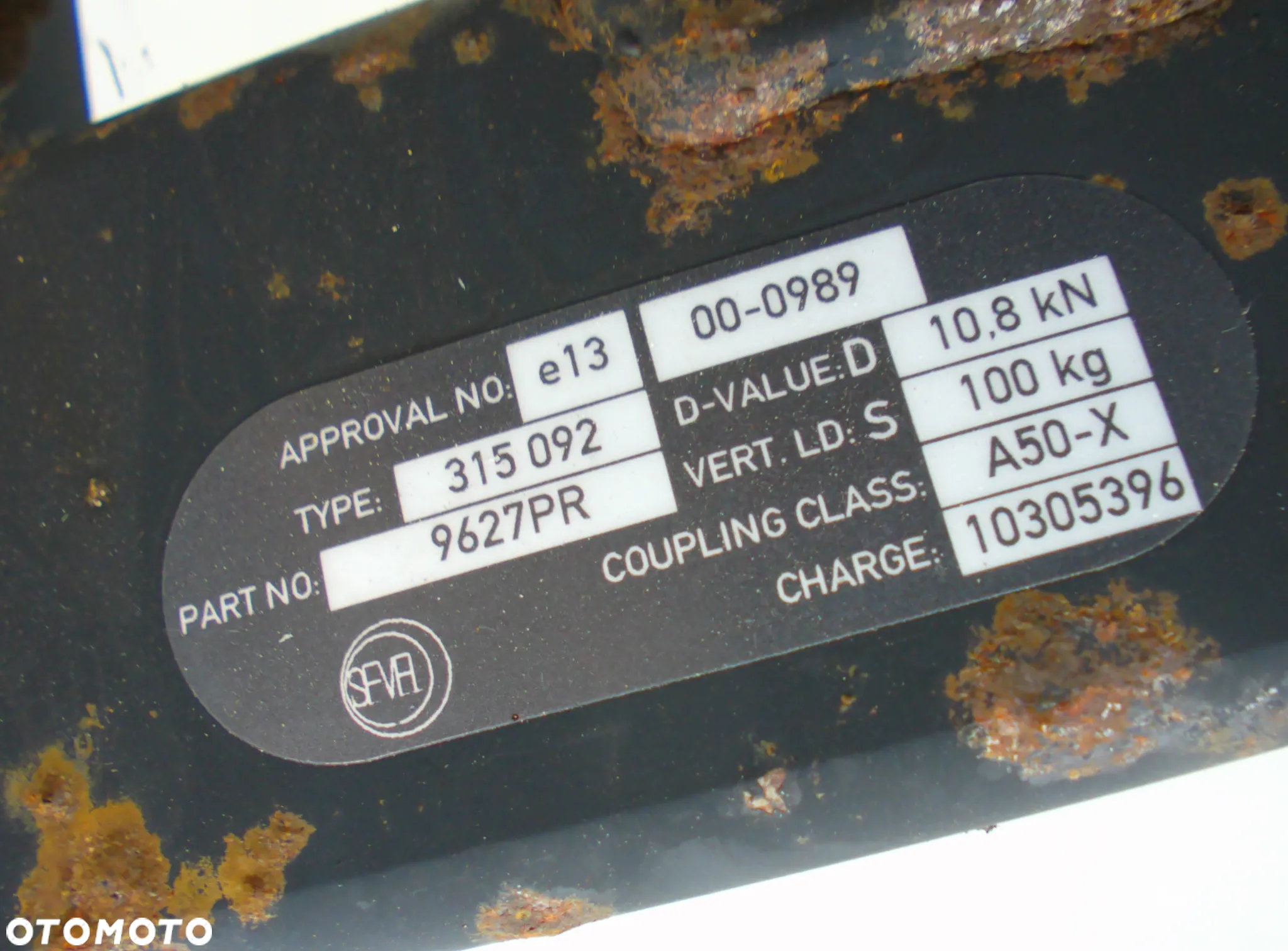 Citroen C8 Hak holowniczy e13  315 092 - 6