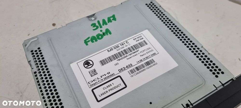 skoda fabia ii lift 10- radio cd eu - 5