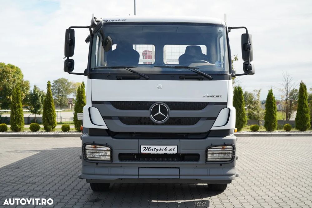 Mercedes-Benz / AXOR 2633 / 6X4 / LIVRARE - 6,55 M / PODEA REZISTENTĂ / FASSI F155 HDS / EXTENSIE: 10 M / CAPACITATE DE ÎNCĂRCARE MAXIMĂ 6.000 KG / MANUALĂ / RADIOCOMANDĂ / - 12