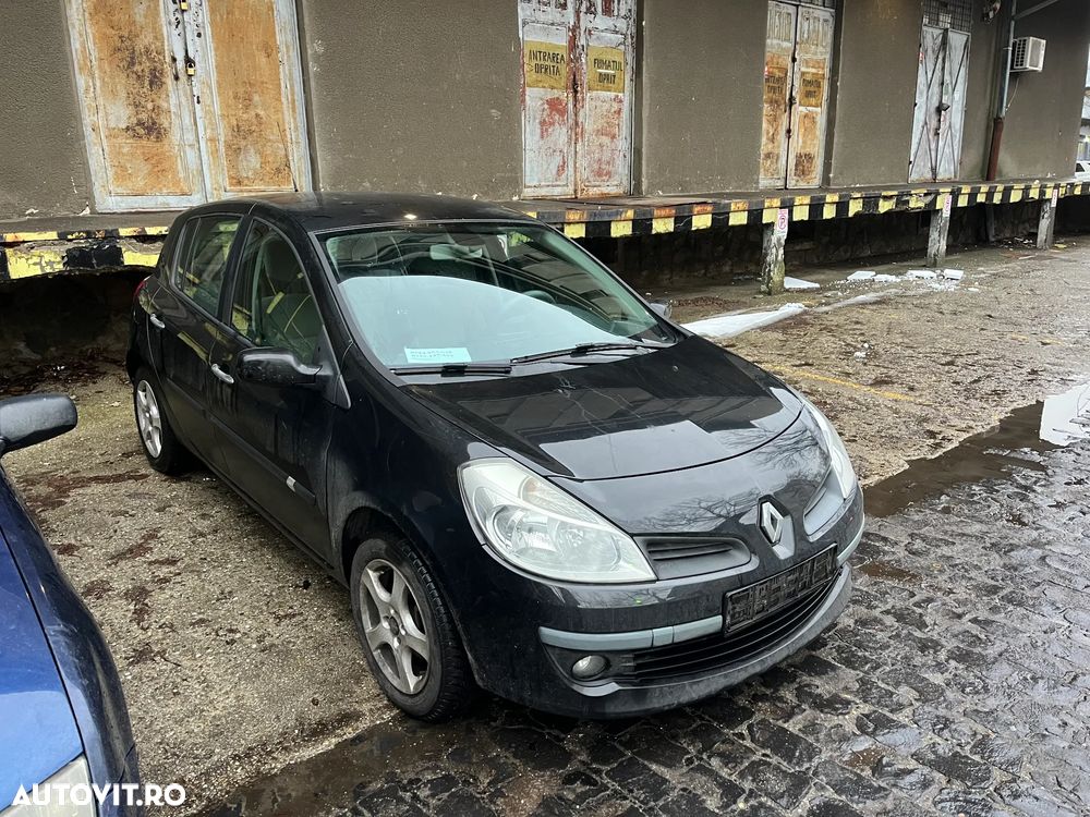 Bara fata completa Renault Clio 3 negru cu proiectoare 2005-2009 - 4