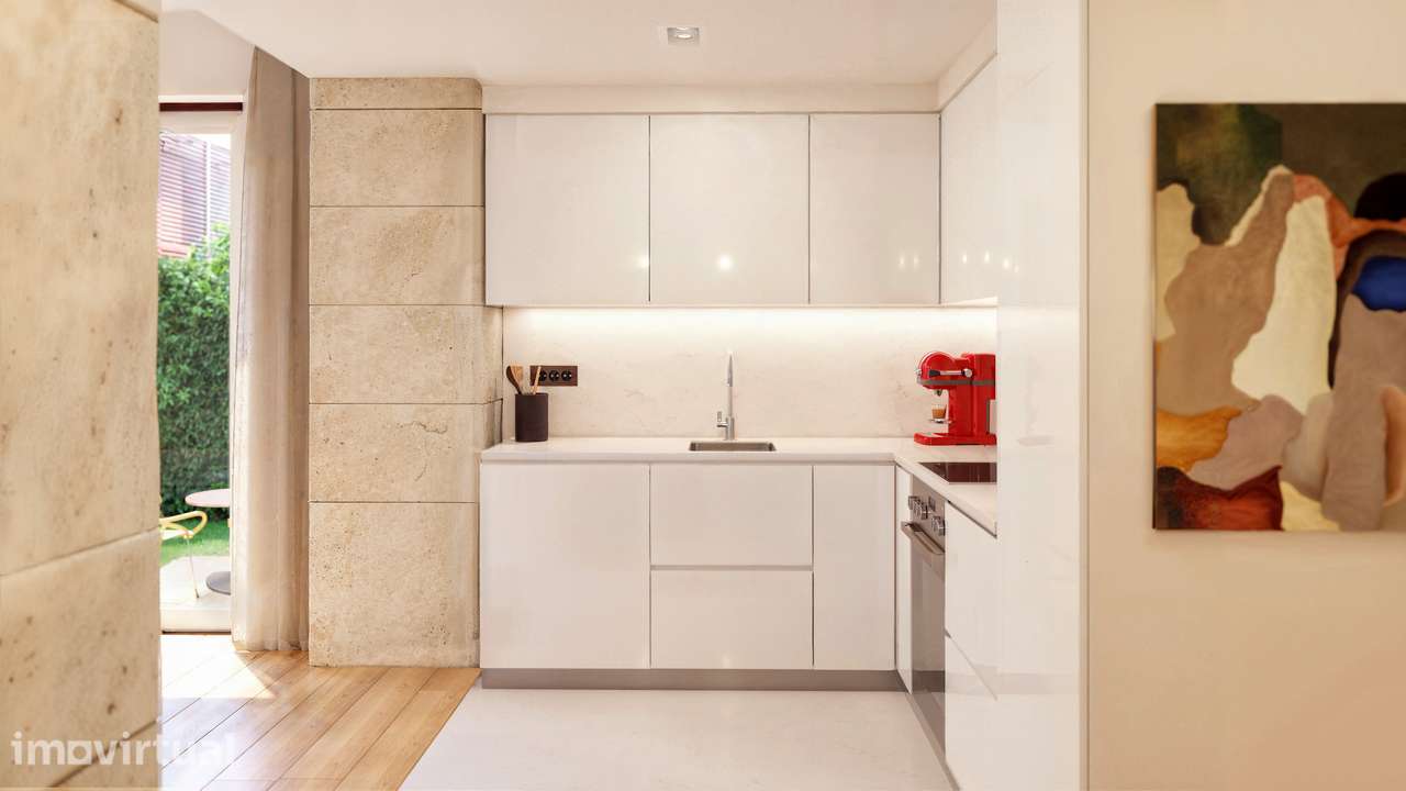 Apartamento T1 duplex com Jardim Privativo no Coração de Lisboa - Grande imagem: 3/8
