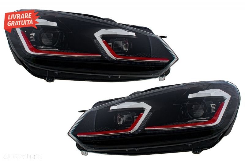 Faruri LED si Stopuri FULL LED VW Golf 6 VI (2008-2013) Facelift G7.5 GTI Design R- livrare gratuita - 1