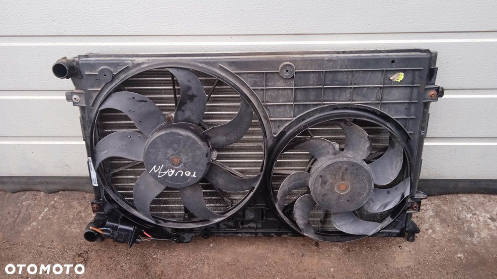 Wentylatory chłodnicy chłodnica VW Touran I 1.6 FSI - 1