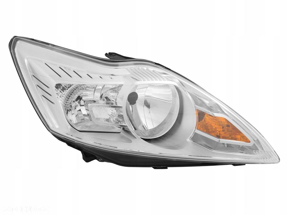 Reflektor Lampa przod Prawa R chomowana Ford Focus II mk 2 Lift Fl 2008-12 - 1