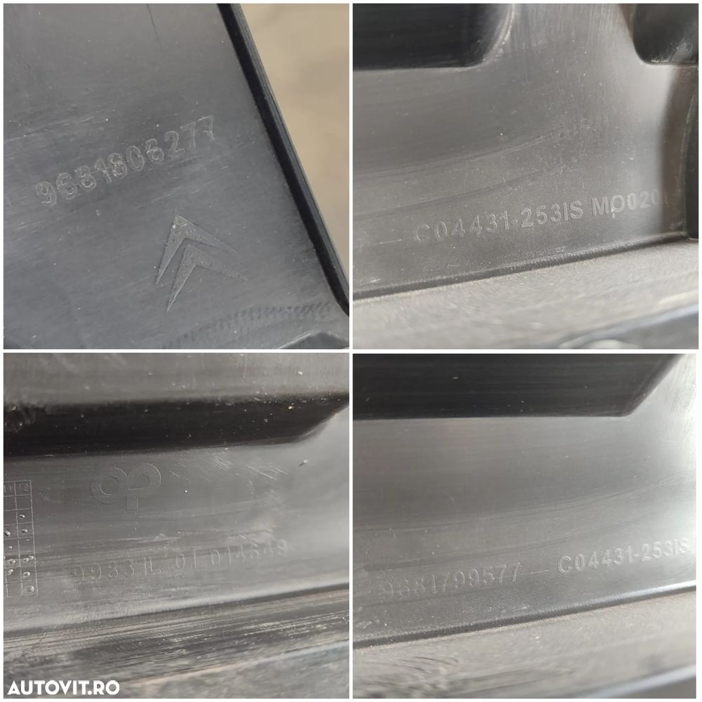 BARA FATA CITROEN C3 PICASSO / COD OEM 9681806277 / 99831L / 9681799577 2009-2012 (4C3) - 8