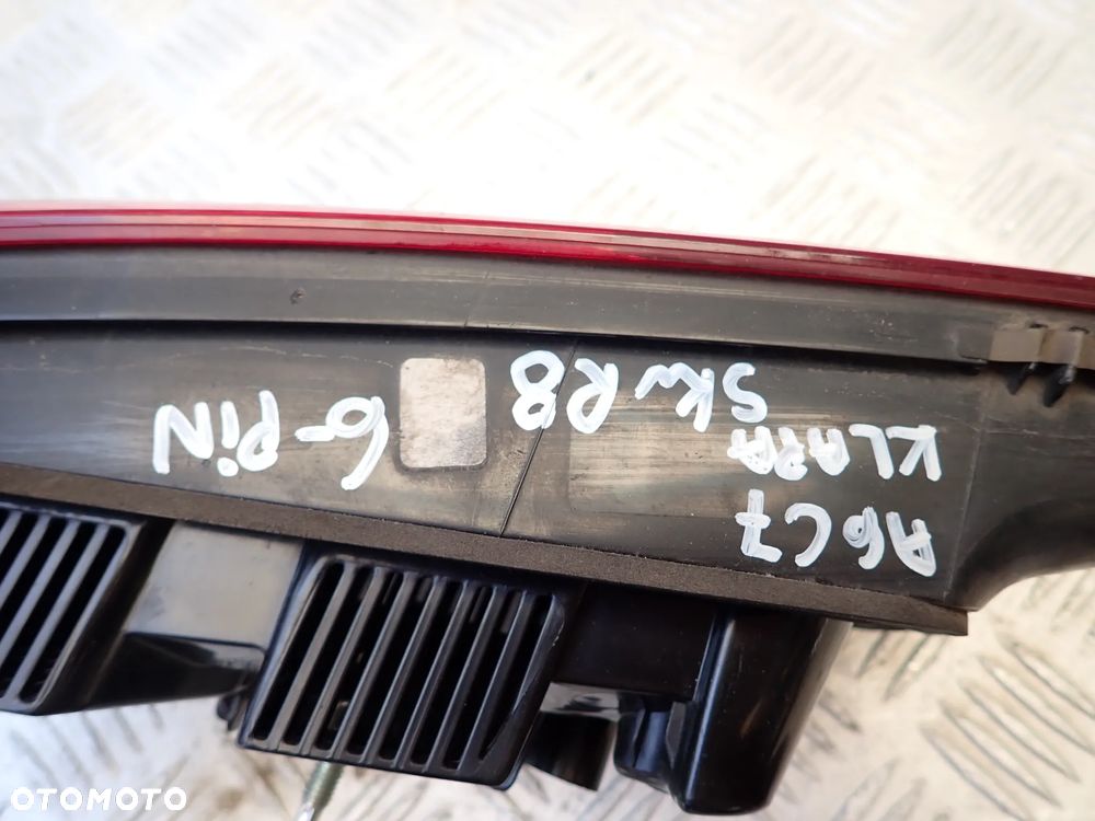 LAMPA PRAWY / LEWY TYŁ AUDI A6 C7 W KLAPIE  6 PINOWE  250 ZŁ - 12