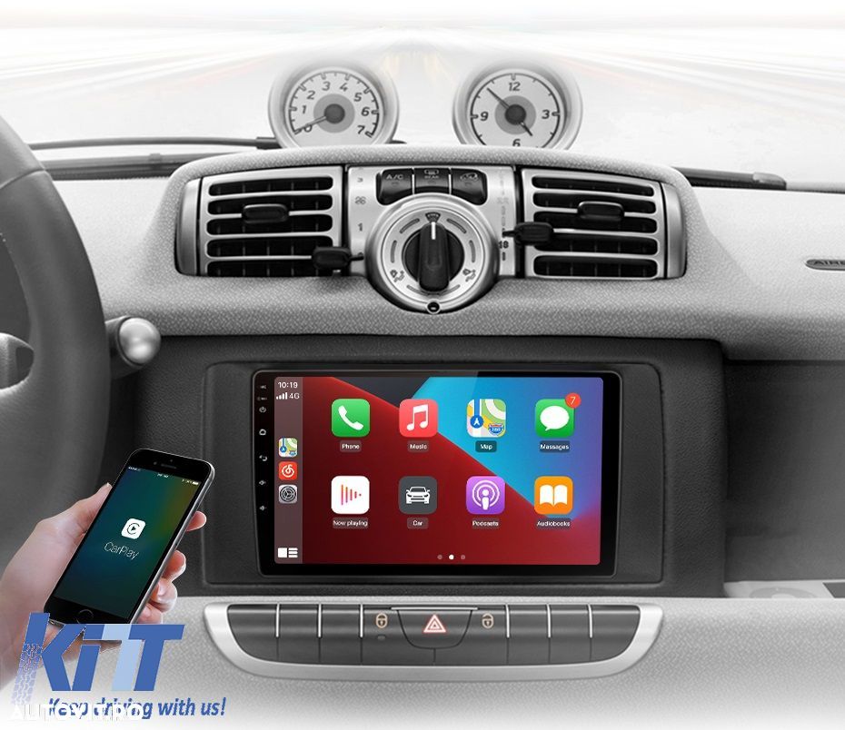 Navigatie Dedicata Smart For Two (2005-2010) For Four (2005-2010), 9 I - 4