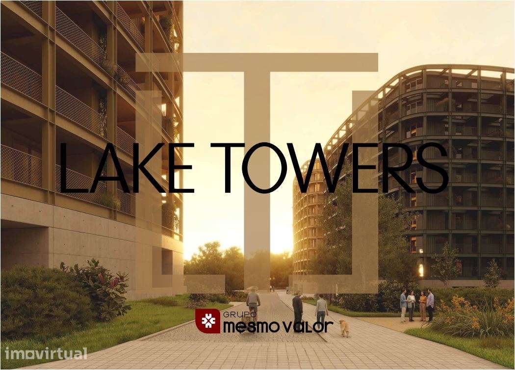 T3 SMART Novo, com Terraço, no Empreendimento Lake Towers, na Arca D´Á - Grande imagem: 4/22