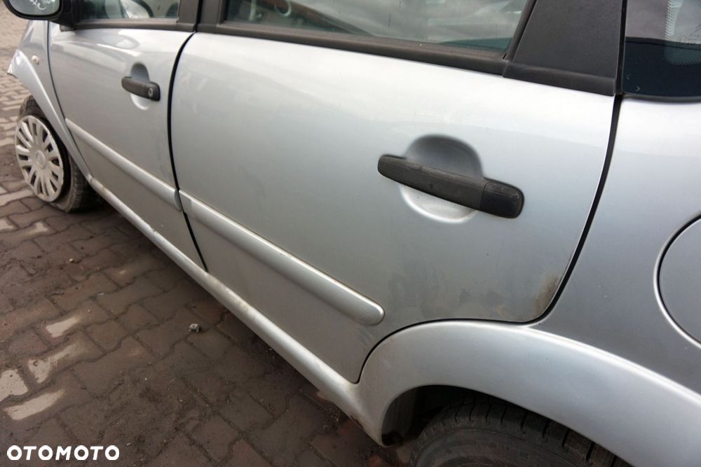 DRZWI TYLNE LEWE C3 I LIFT EZRC  SREBRNY CITROEN 2005-2013 - 4