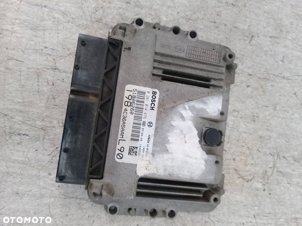 KOMPUTER, STEROWNIK FIAT BRAVO II 51806260  0281014476 1.9 JTD BOSCH - 1
