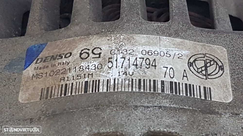 ALTERNADOR FIAT PANDA (169) 1.2 8V DYNAMIC - 4