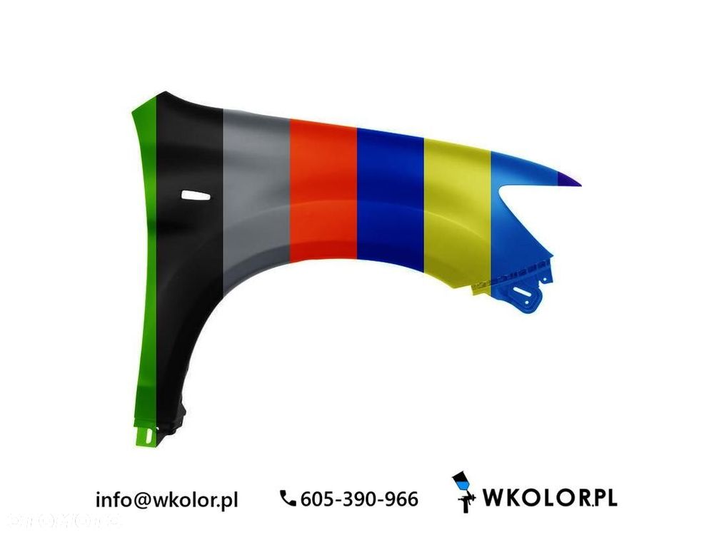 NOWY BŁOTNIK MITSUBISHI ASX 2013- LAKIEROWANY W KOLOR - 1