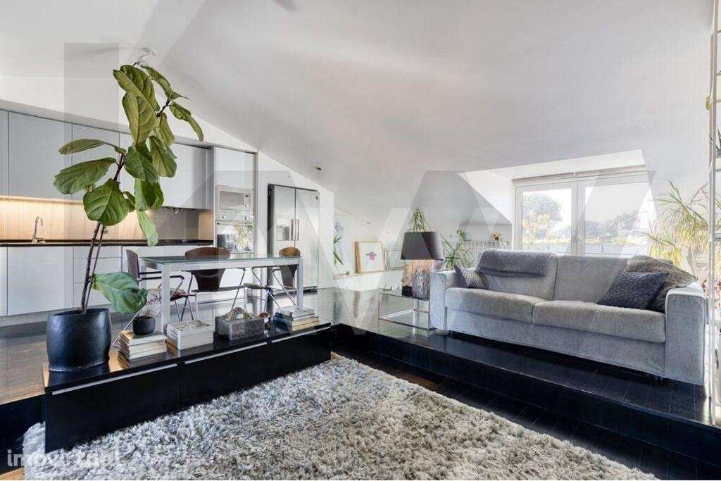 Penthouse T1 com terraço e vista rio em Belém - Grande imagem: 4/26