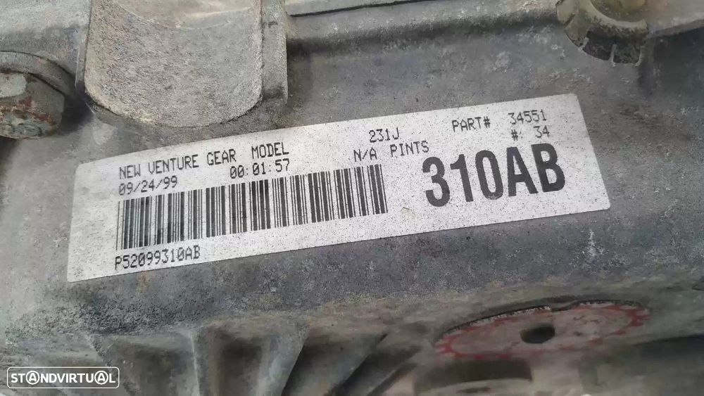 CAIXA VELOCIDADES JEEP CHEROKEE 2001 -231J - 1