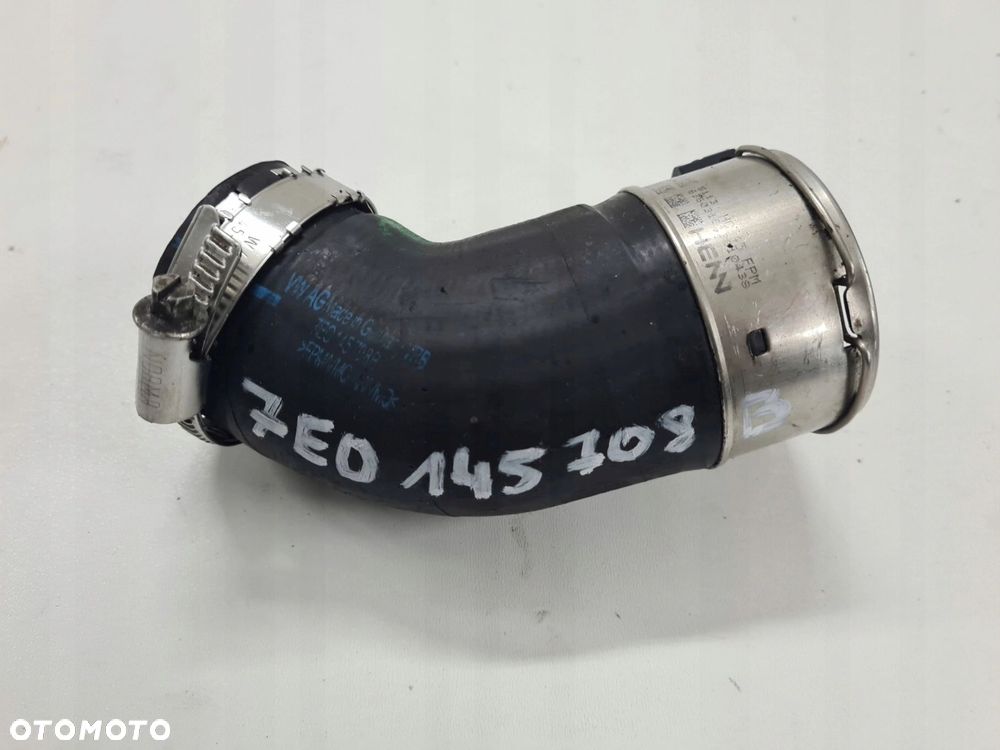 VW T5 LIFT rura wąż przewód intercoolera 7E0145708B - 1