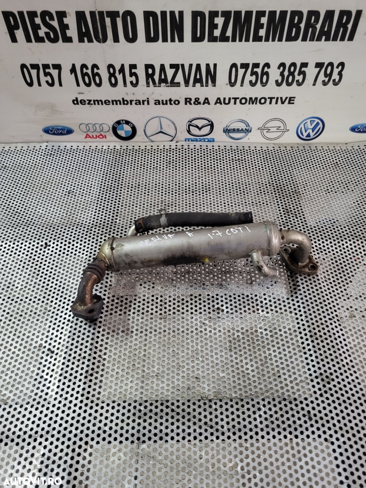 Racitor Gaze Egr Opel Meriva A 1.7 Cdti An 2004-2005-2006-2007-2008 Dezmembrez Opel Meriva A - 3