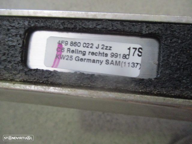 Barra De Tejadilho 4F9860022 AUDI A6 2007 DRT - 4