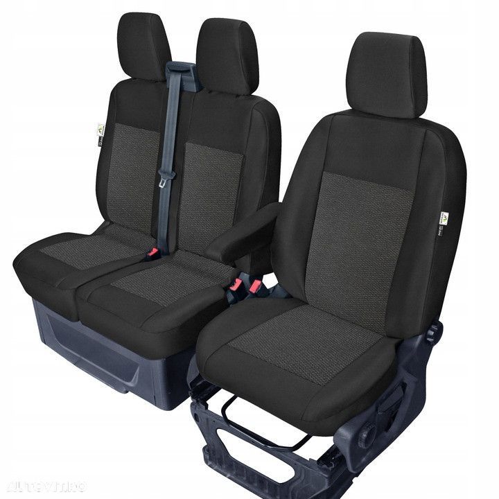 Set huse scaun tailormade Ford Transit Custom 2012- 1+2 - 1