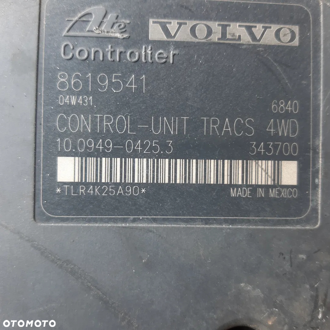 Pompa Sterownik ABS Volvo S60 V70 Xc70 S80 Xc90 10.0949-0425.3 - 3