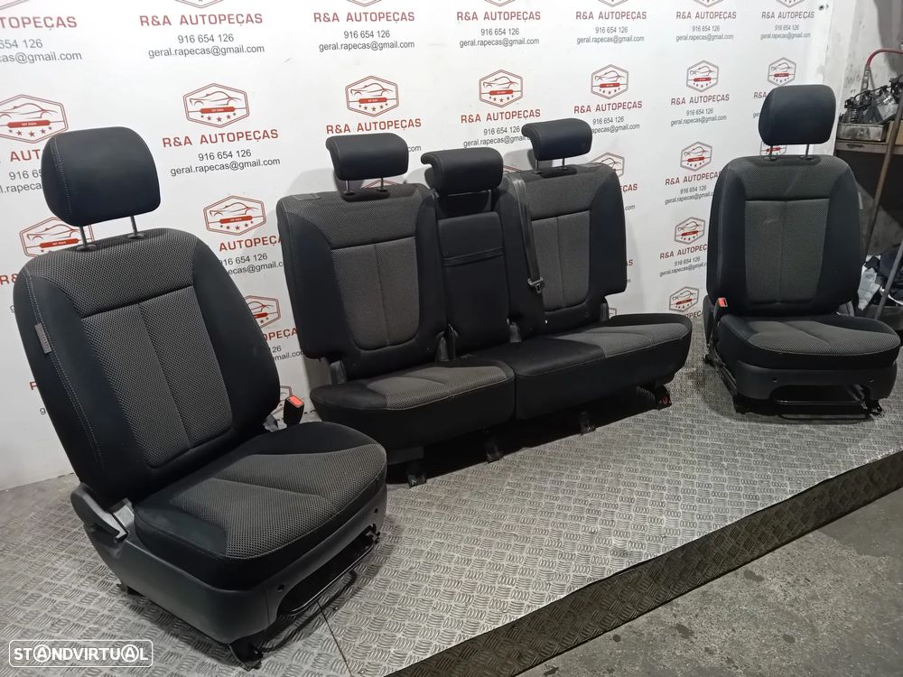 Conjunto Bancos Hyundai Santa Fé em Tecido Original - 2