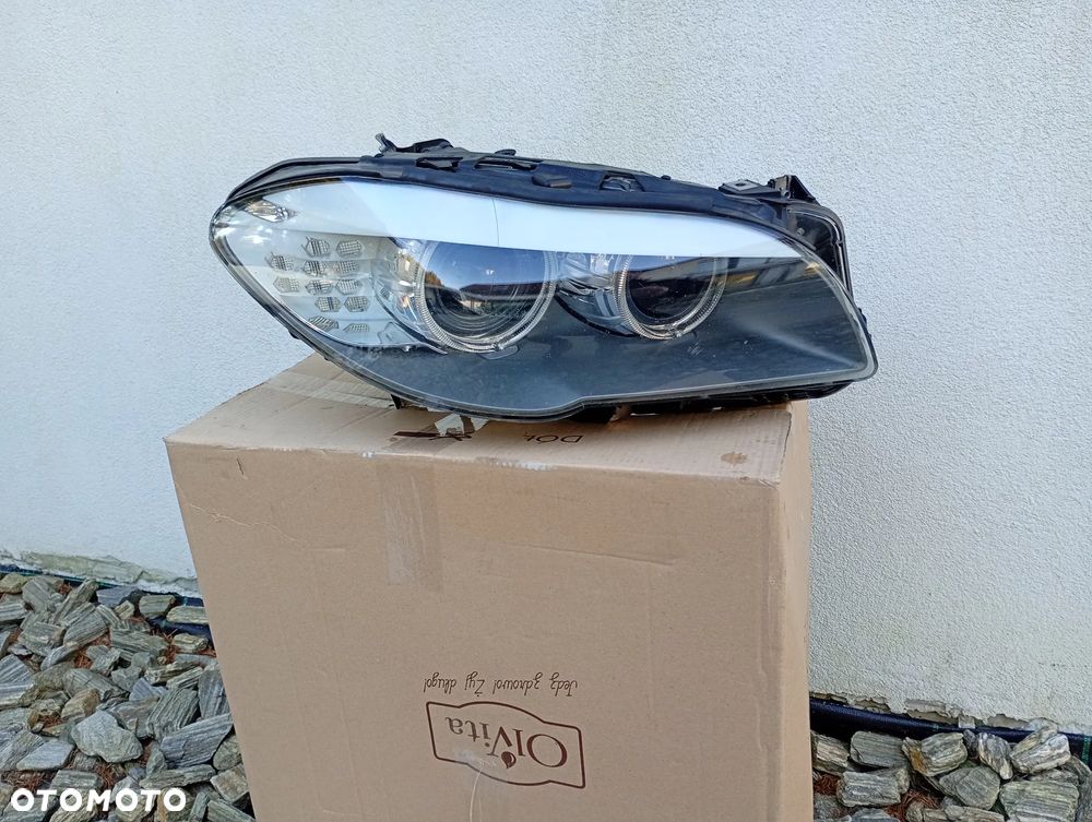 BMW 5 F10 F11 09-13 LAMPA PRAWA PRZEDNIA BI XENON NIESKRETNY 7203246-19 - 1
