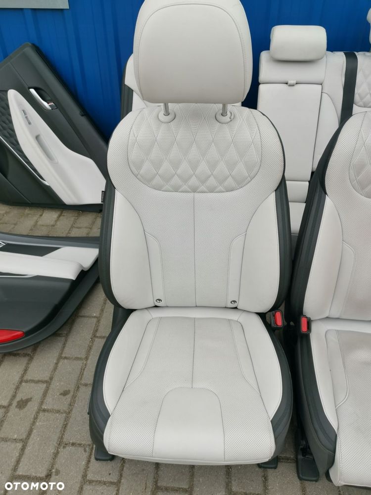 HYUNDAI SANTA FE IV LIFT KOMPLET FOTELI SKORA FOTELE KANAPA BOCZKI 5 OSÓB - 8
