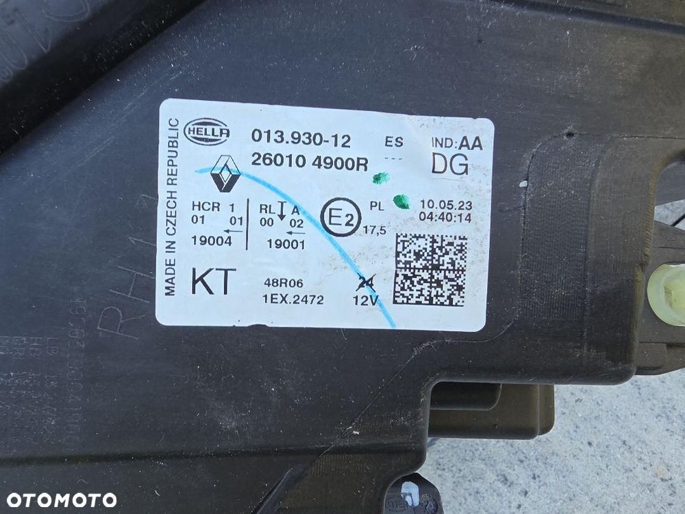 RENAULT CAPTUR II 2 Kompletne Full Led Długi 260600666R 260104900R Chrom - 16