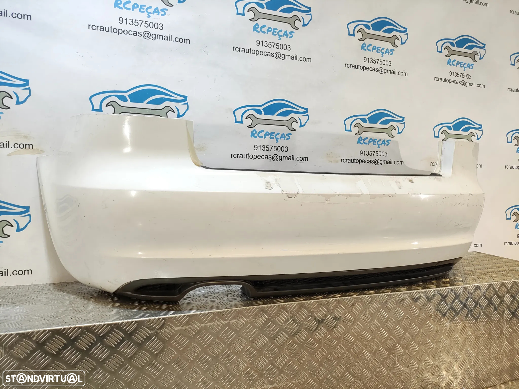 - PARACHOQUES TRASEIRO TRÁS ORIGINAL AUDI A3 8P 8P3 RESTYLE FASE 2 SLINE S-LINE S LINE 8P3807511D PARA-CHOQUES PARA CHOQUES - 11
