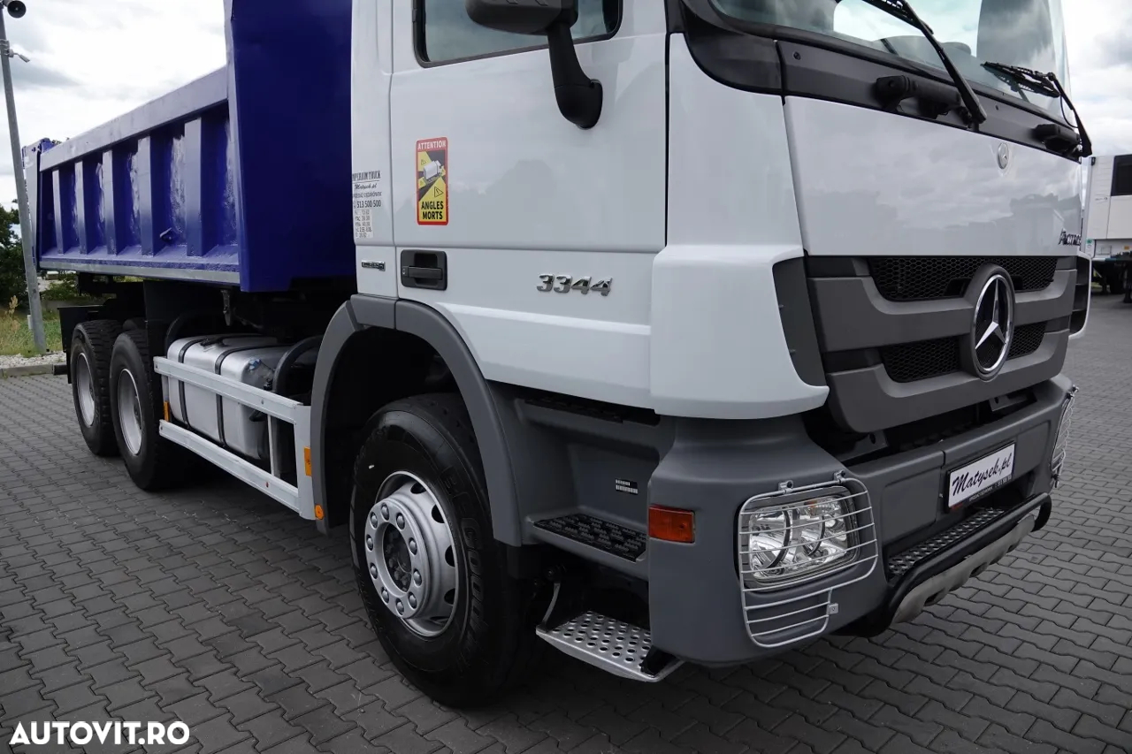 Mercedes-Benz ACTROS 3344 / 6x4 / BASCULATOR 2 STR. / BORDMATIC / HYDROBRA / HYDROKLAPA / EPS + AMBRIEI - 15