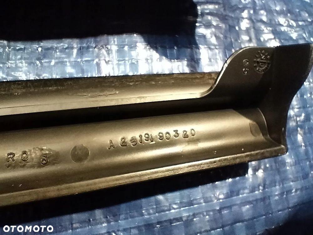 OSŁONA ZAŚLEPKA SZYNY PROWADNICY PODŁOGI FOTELA LEWY PRZÓD KOMPLET A2519191920 A2519190120 A2519190720 A2519190320 MERCEDES W251 - 12