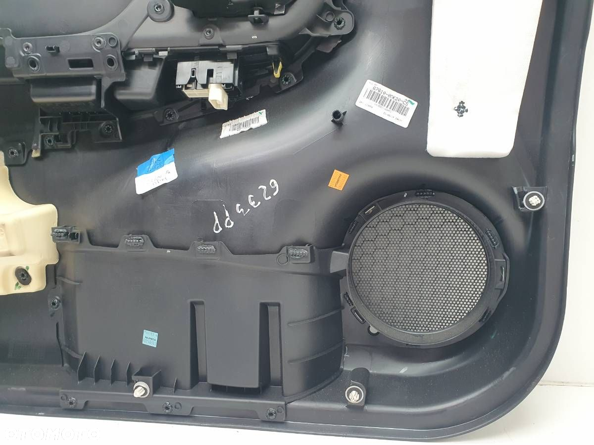 BOCZEK DRZWI PRZÓD PRAWY TAPICERKA TOYOTA YARIS III P15 5D EUROPA - 9