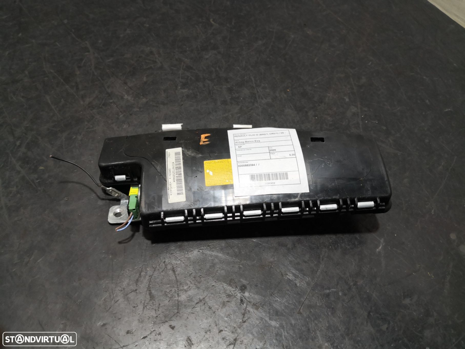 Airbag Banco Esq Renault Clio Iii (Br0/1, Cr0/1) - 1