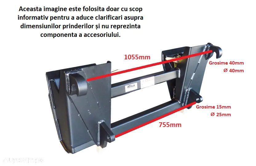 Altul Accesorii cu prindere EURO pentru incarcator frontal - - 2