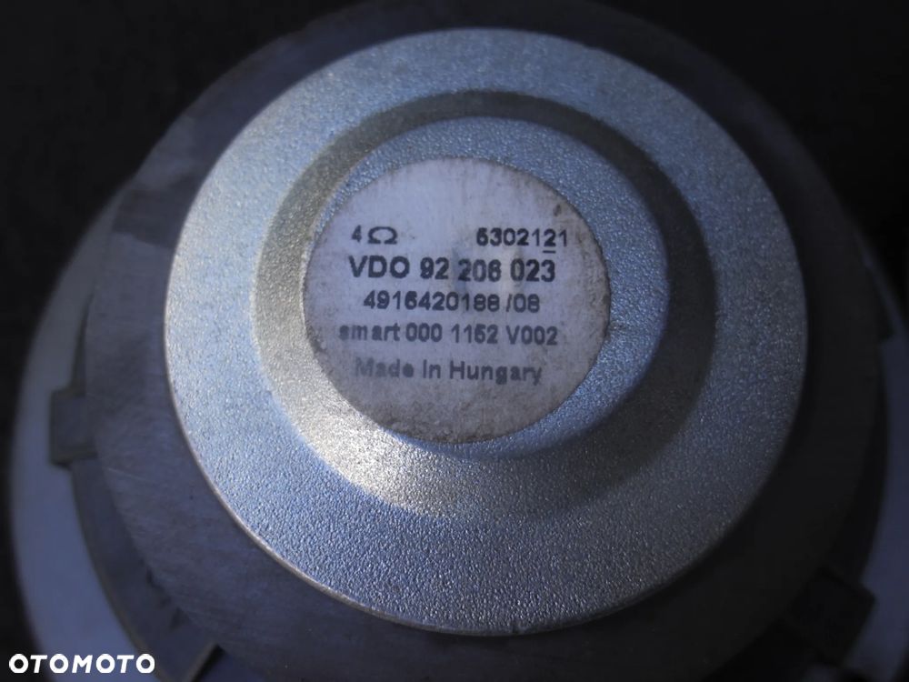 SMART FORTWO CABRIO W450 98- GŁOŚNIKI KOMPLET 0001152V002 92206023 - 3