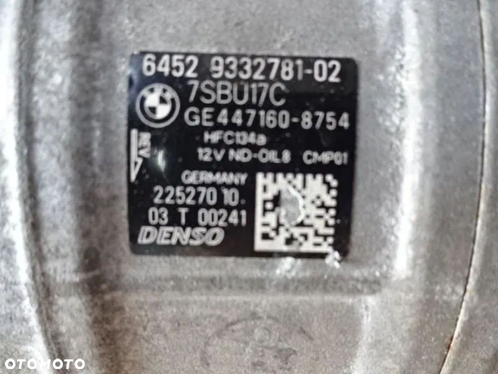 SPRĘŻARKA Kompresor Klimatyzacji BMW M1 M3 F80 M4 F82 M2 F87 64529332781 - 3