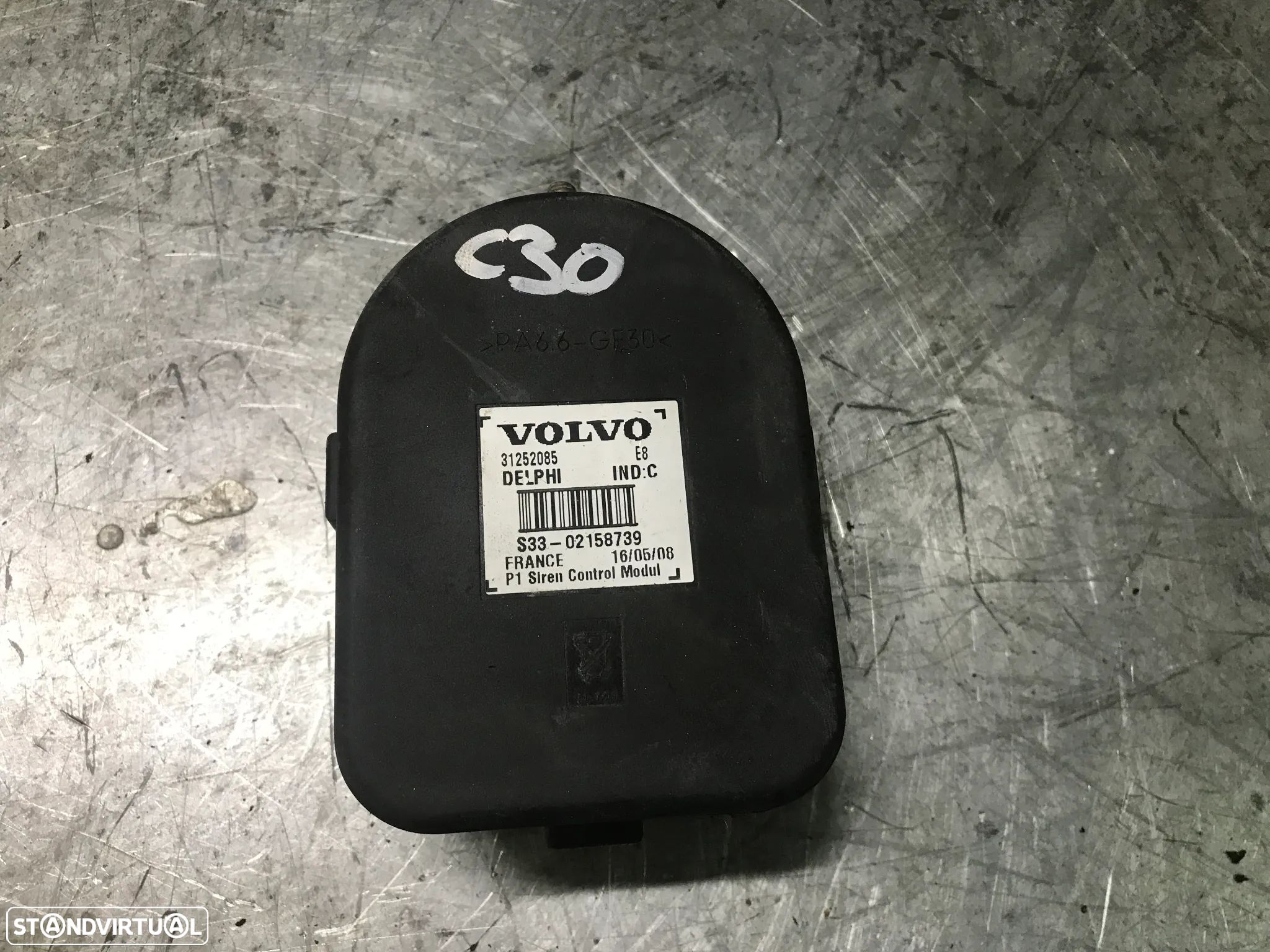 MODULO / SIRENE DO ALARME VOLVO C30 / V50 REF. 31252085 - 1