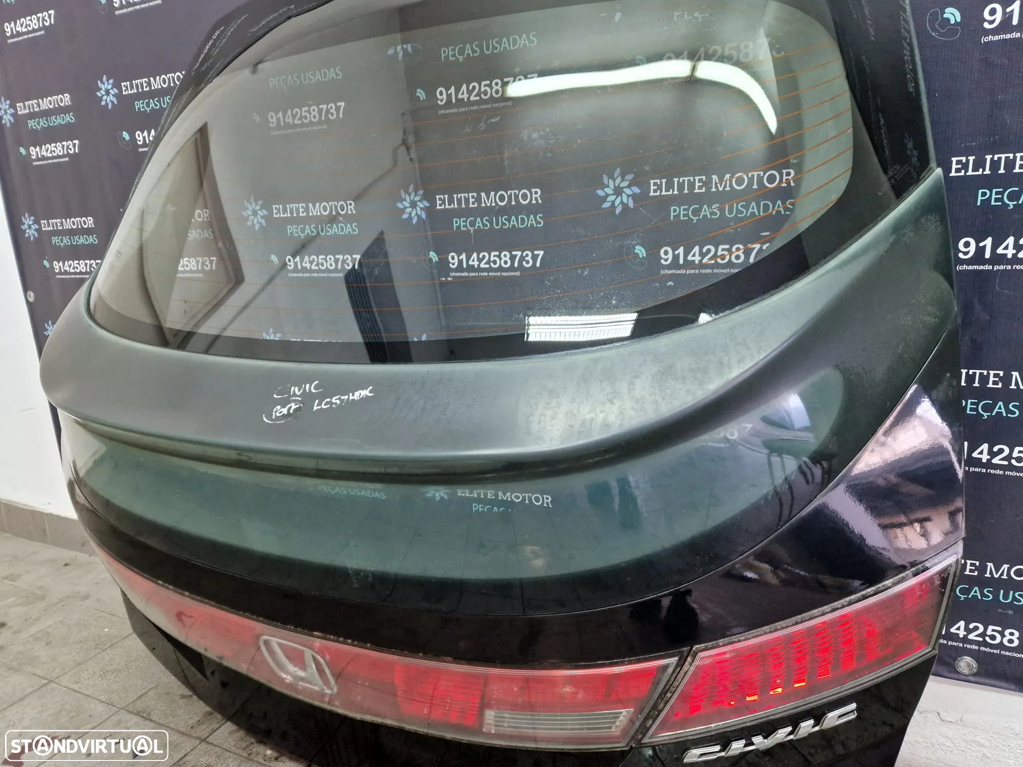 Tampa de mala usada HONDA CIVIC VIII 8 2.2 CTDI FN FK FAROLINS ENVIO GRATUITO - 9