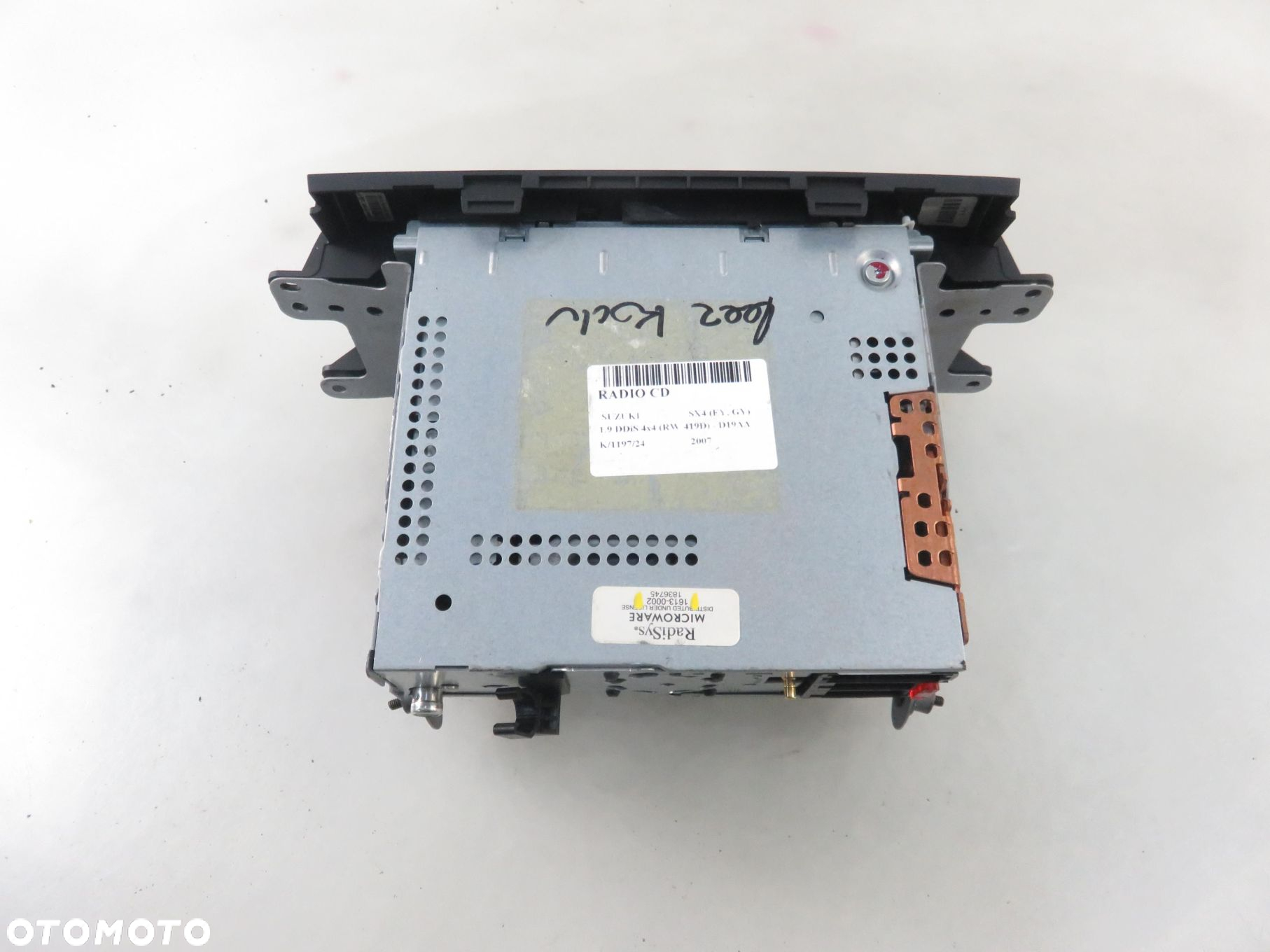 RADIO SUZUKI SX4 16130002 - 7