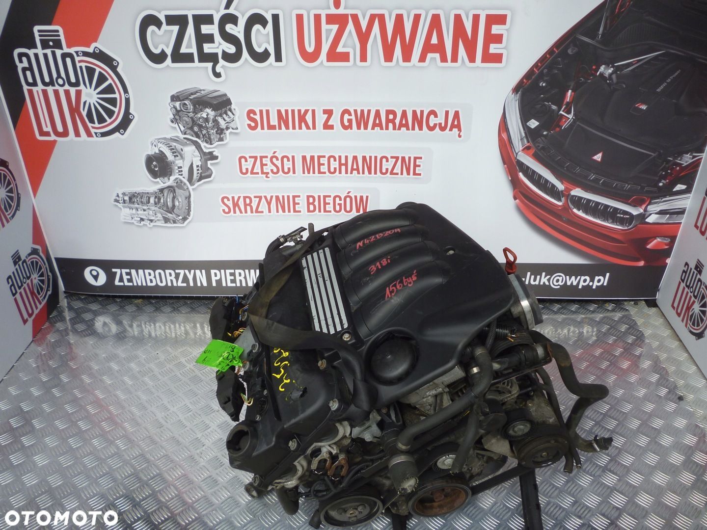 SILNIK KOMPLETNY BMW E46 318i 2.0B N42B20A 156 TYS - 1