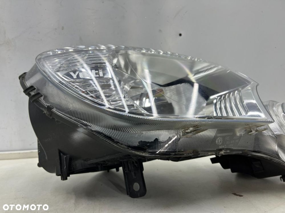 Lampa reflektor Skoda Yeti 09-12r. PRAWA przednia Europa PRAWY przód oryginalna 5l1941018a - 4