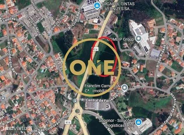 Terr. construção industr. c 9100m² e 140 m de frente p Estr. Nac. N14. - Grande imagem: 5/5
