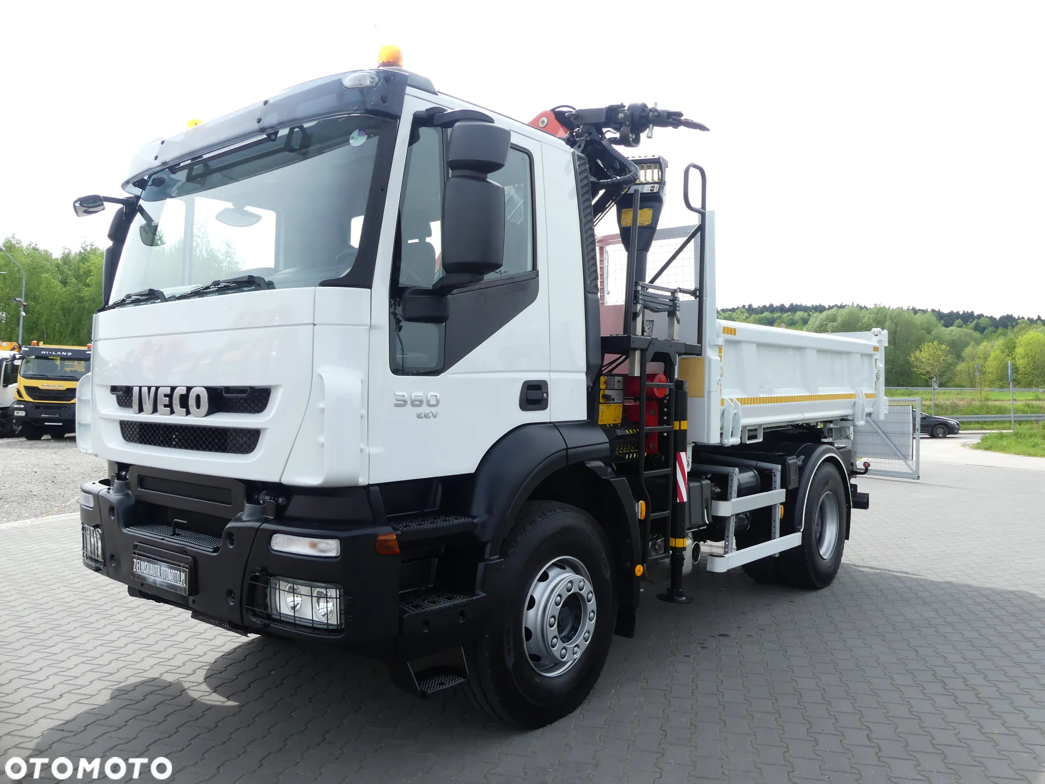 Iveco TRAKKER 360 / WYWROTKA + HDS PALFINGER PK13001 SKŁADANY W Z - 7