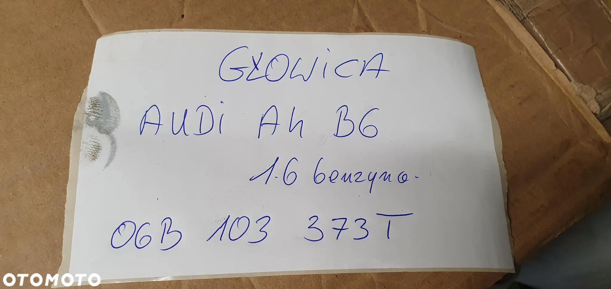 Głowica silnika kompletna wałek Audi A4 B6 1.6 06B103373T - 9